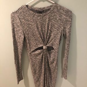 Express dress with cutouts